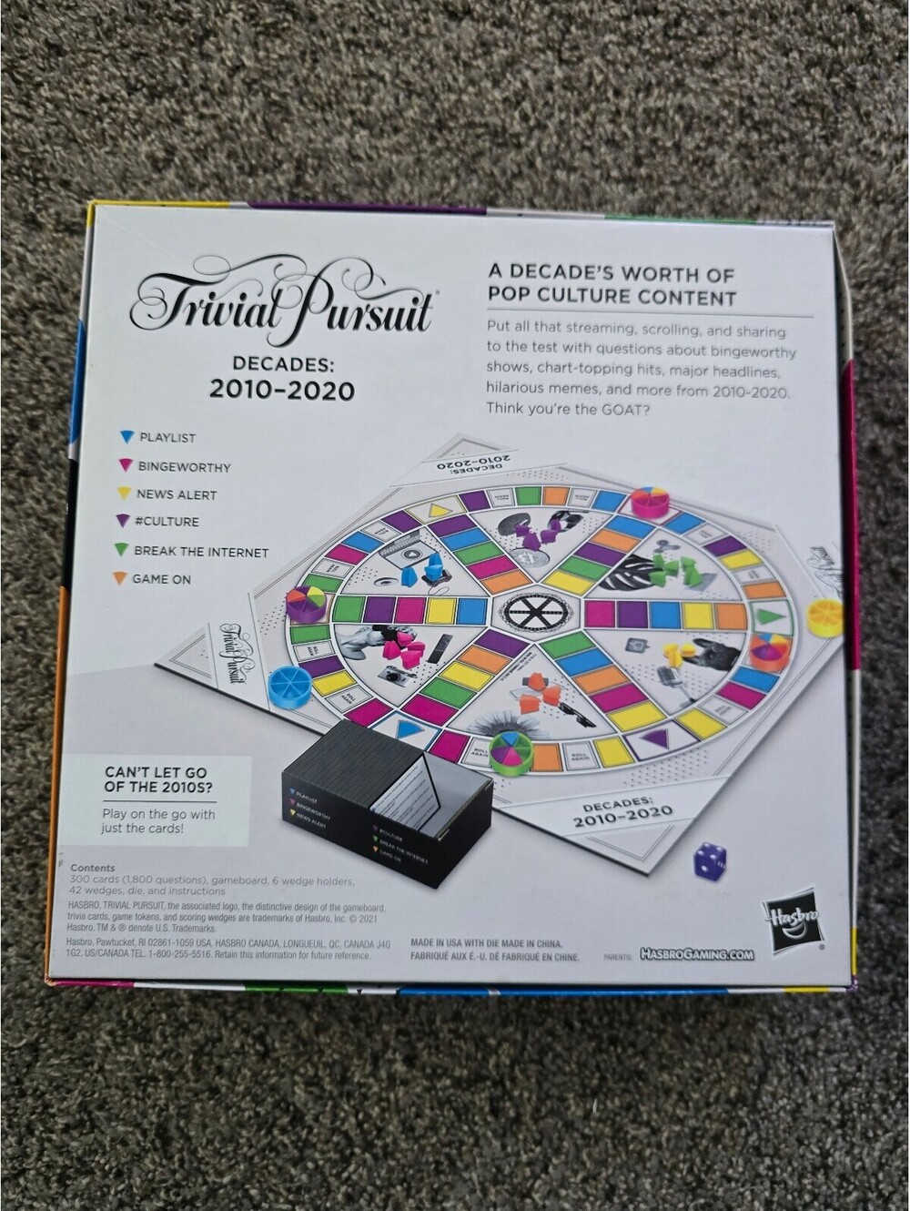 Trivial Pursuit Decades 2010-2020 Board Game - Picture 2 of 6